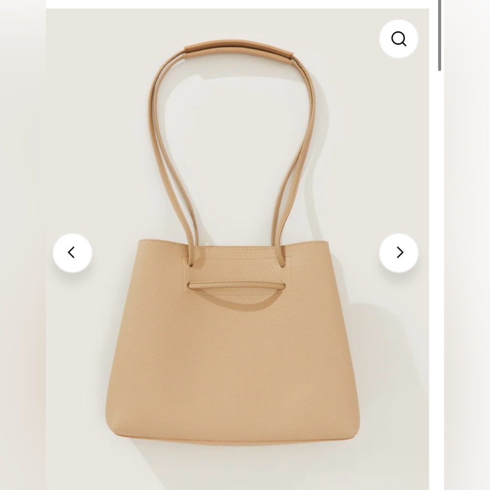 8 Other Reasons vegan leather slouchy bucket bag